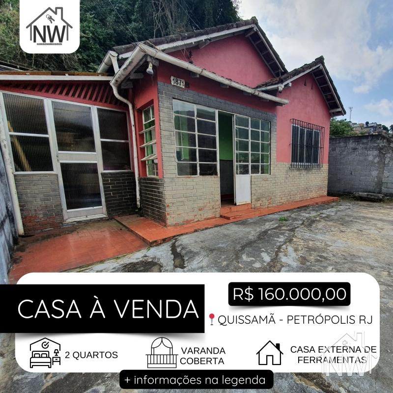 Casa à venda em Quissamã, Petrópolis - RJ