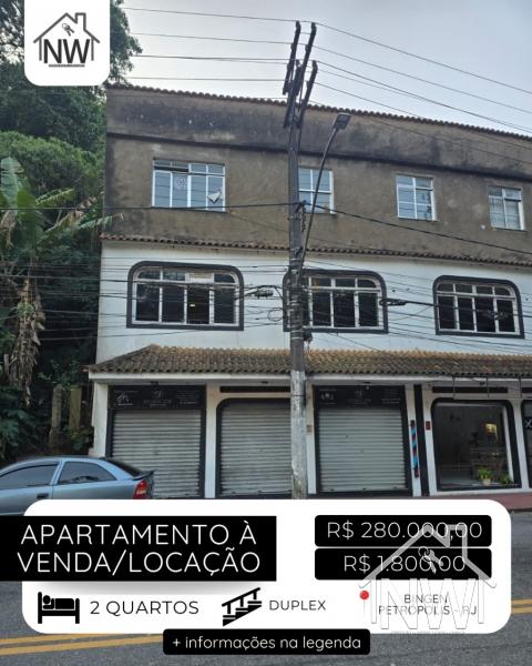Apartamento à venda em Bingen, Petrópolis - RJ
