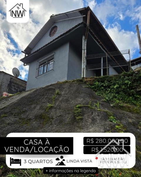 Casa à venda em São Sebastião, Petrópolis - RJ