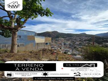 [CI 94] Terreno Residencial em Cascatinha, Petrópolis/RJ