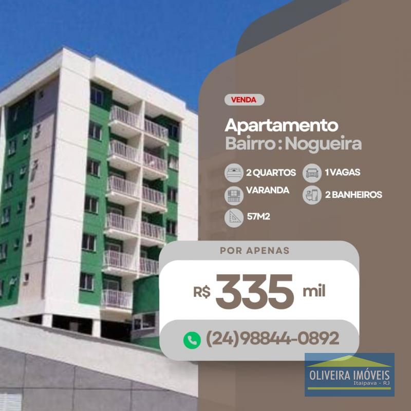 Apartamento em Nogueira - Petrópolis/RJ  - 2 Quartos