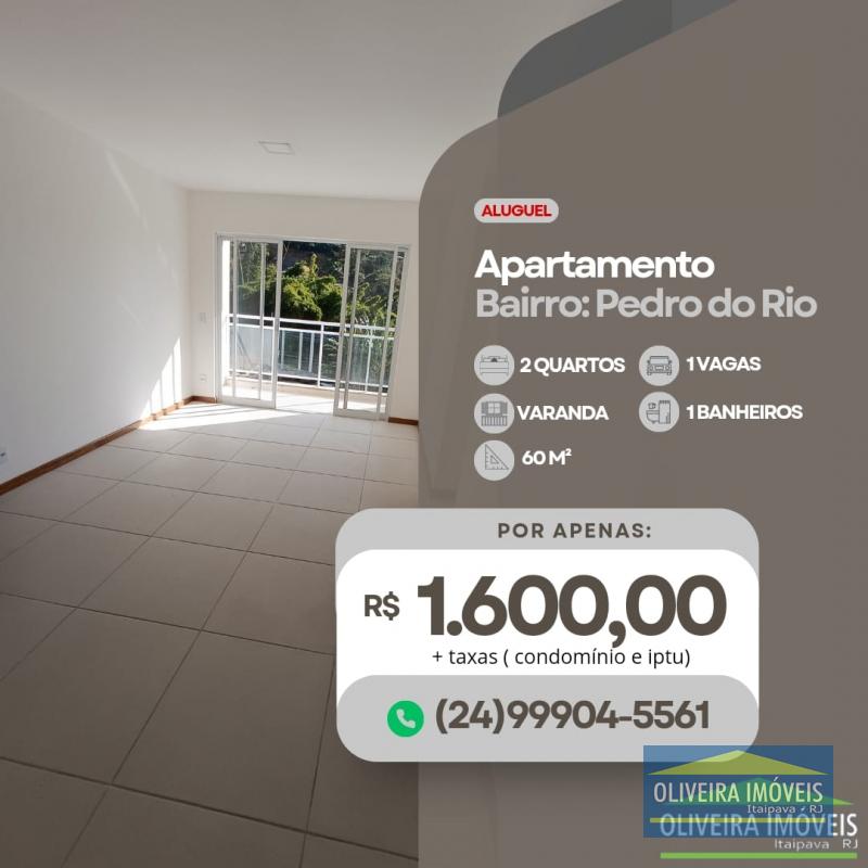 Apartamento em Pedro do Rio - Petrópolis/RJ  - 2 Quartos