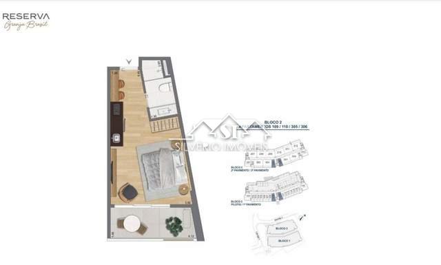 Apartamento à venda com 1 quarto, 27m² - Foto 4