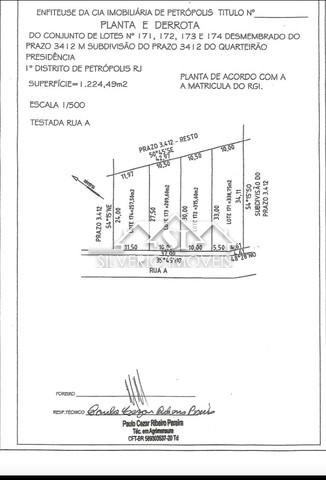 Terreno em Valparaíso - Petrópolis/RJ 