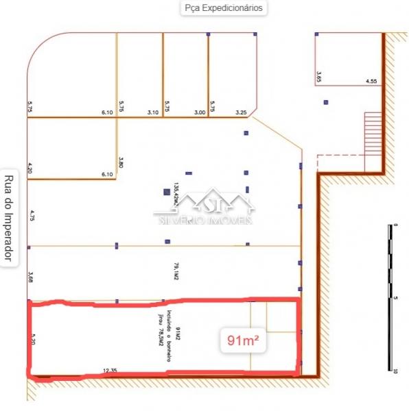 Conjunto Comercial-Sala para alugar, 91m² - Foto 2