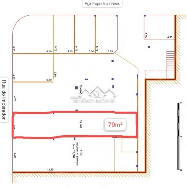 Loja-Salão para alugar, 79m² - Foto 3