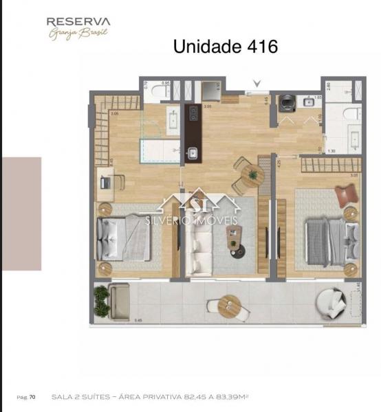 Apartamento em Itaipava - Petrópolis/RJ  - 3 Quartos