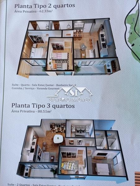Apartamento à venda com 2 quartos, 63m² - Foto 3
