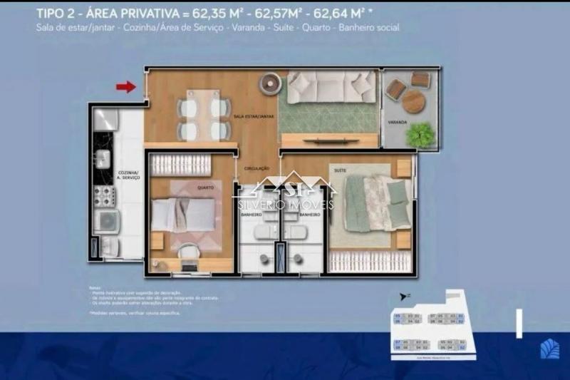 Apartamento à venda com 2 quartos, 70m² - Foto 10