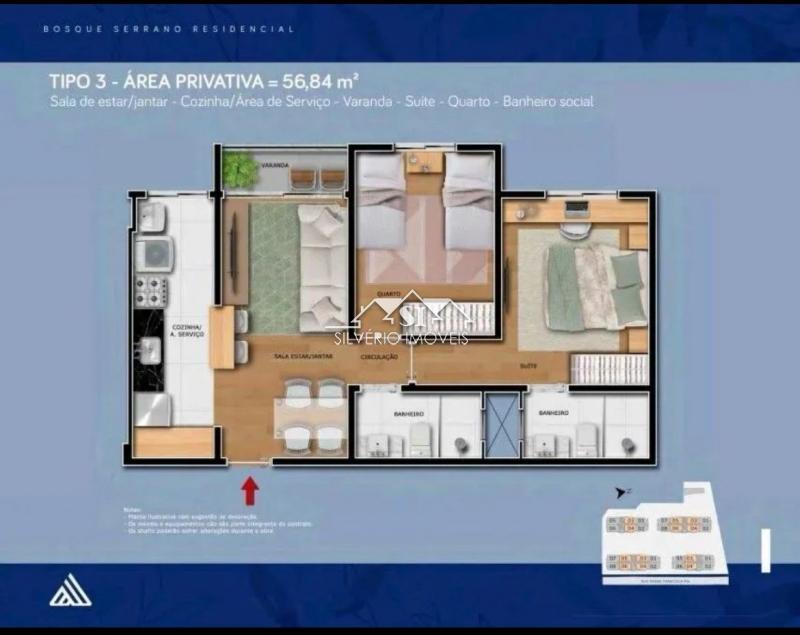 Apartamento à venda com 2 quartos, 70m² - Foto 11