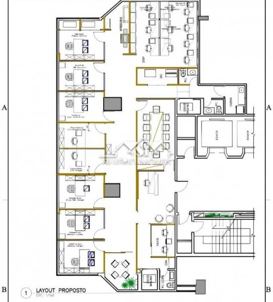 Conjunto Comercial-Sala para alugar, 253m² - Foto 2