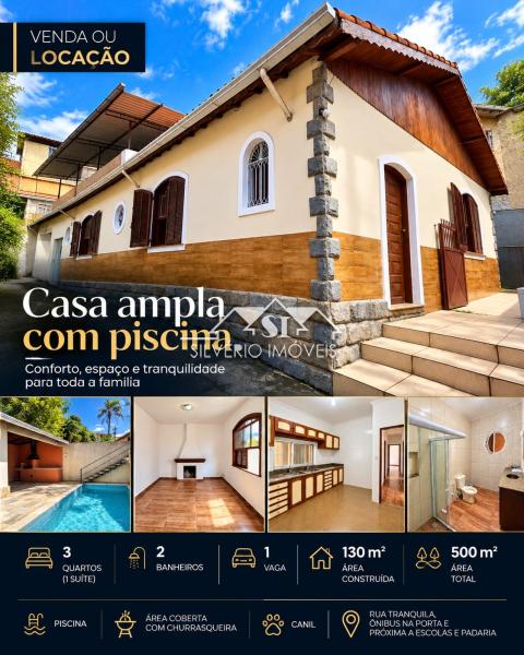 Casa para Alugar  à venda em Cascatinha, Petrópolis - RJ - Foto 1
