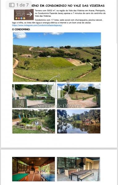 Comprar Terreno Residencial em Araras, Petrópolis/RJ - Simone de Oliveira Imóveis