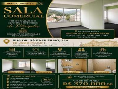 [CI 20309] Sala em Centro, Petrópolis/RJ